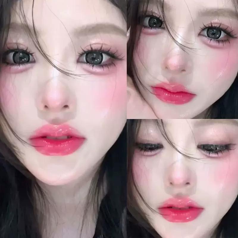 2026 Trending Mirror-Like Glossy Lipstick Lip Gloss Versatile Natural Blush Color That Brightens Complexion Easy to Apply Japanese Style