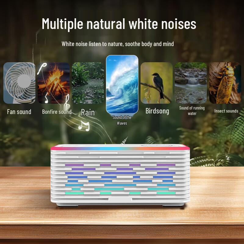 Newmine K9 Bluetooth Speaker with Night Light & Wireless Charger