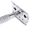 Men Shaver Steel Handle Razor Razor Shaver Double Edges Manual Shaver With Blade