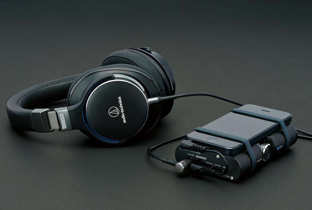 Портативный усилитель для наушников совместимый с источниками звука высокого разрешения audio-technica AT-PHA100