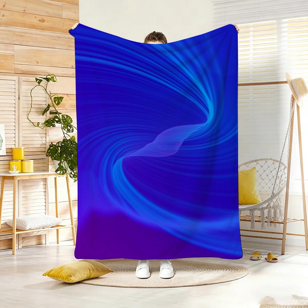 SAU SWE CAN Global Football Energy Throw Lightweight 240g Flannel Blanket Soft Skin-friendly for Summer Cooling