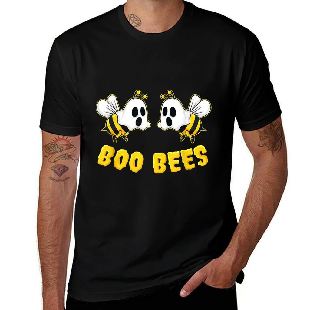 Boo Bees Медицинские Парные Хэллоуинские Футболки Антиперспирант Топ для Тренировок