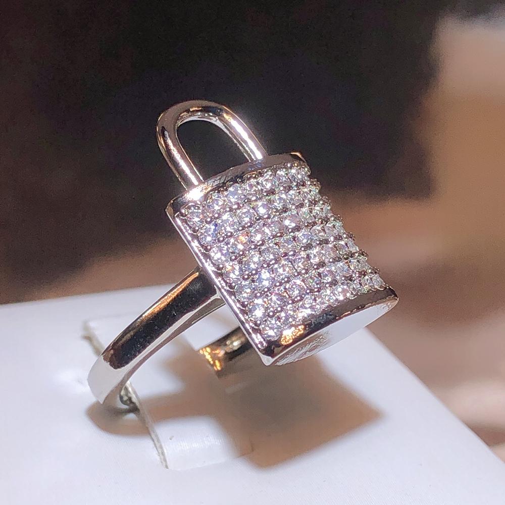 Высококачественное кольцо в форме замка с полным бриллиантом и цирконием для женщин, подарок на годовщину свадьбы, помолвочное ювелирное кольцо для пары