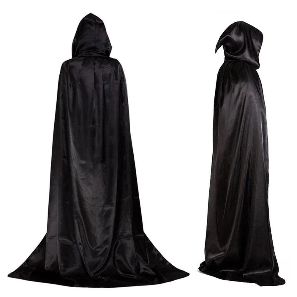 Anti-slip Velvet Fancy Party Carnival Witch Aldult Party Coat Hooded Cloak Robes Cloak