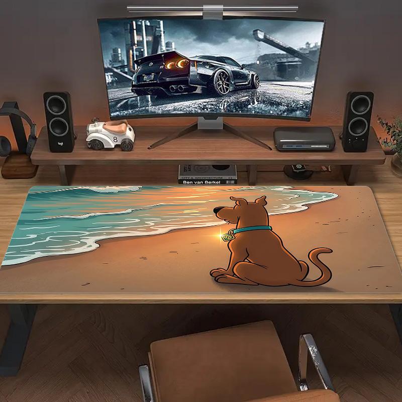 Scooby‑Doo2 Print Cushion Non-slip Laptop Tablet Big Mousepad XXL Mat Mini PC Playmat With Lock edge