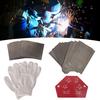 20Pcs/Set Welding Practice Kit Heavy Duty Welding Coupons Beginner Welding Training Plate DIY Welding Skills Enhancement Metal Sheet