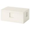 IKEA BYGGLEK LEGO Box with Lid, White, 26x18x12cm, 304.534.05