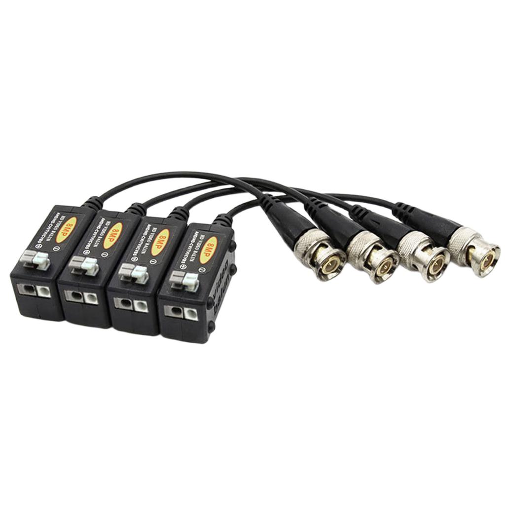 Видеопередатчики BNC на RJ45 Видеобалуны Для систем безопасности 8 Мп С технологией защиты от помех Простая настройка