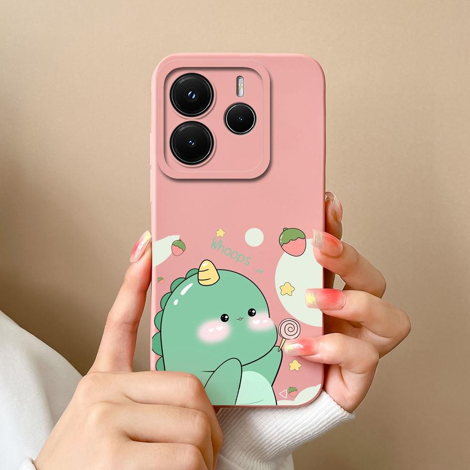 Для Redmi Note 12R 12Turbo 11 12 14 12S 11S 11E 14S 11T Pro Plus 4G 5G чехол для телефона Naughty Dinosaur Advanced силиконовый защитный корпус для Redmi Capa