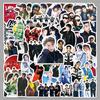 50 водостойких DIY наклеек 'Korean Star Boy Group Longshot' для гитары и ноутбука