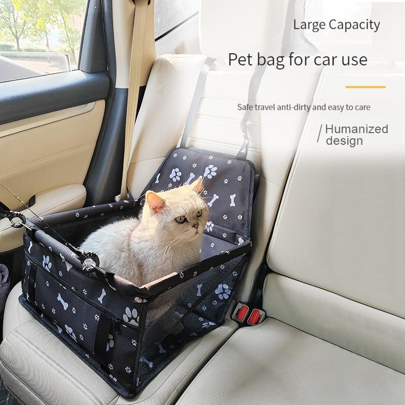 Pet Dog Car Carrier Seat Bag Breathable Durable and Comfortable Pet Safety Four Seasons Foldable Pet Car Pad Travel Accessories