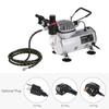 Weytoll Professional Airbrush Air Compressor Kit Hobby Nail Art Paint Spraying Air Brush Set with