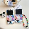 Мультяшный чехол Mickey & Minnie для Samsung Z Flip7, противоударный, для женщин - Креативный, Защита складного экрана, Совместим с Z Flip6