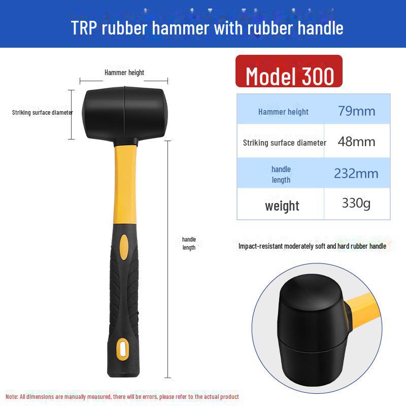 Многофункциональный резиновый молоток для укладки плитки и напольных покрытий