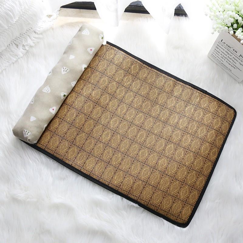 Коврик для охлаждения кошек, летний коврик для самоохлаждения питомцев, коврик для кошачьей лежанки для собак, коврик из ротангового плетения для помещений, спальная кошачья лежанка