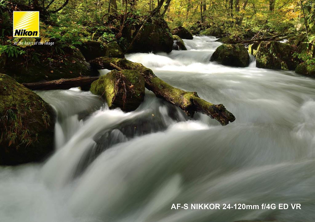 Стандартный зум-объектив Nikon NIKKOR ED VR, совместимый с полноразмерными объективами AF-S 24–120 мм f/4G