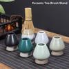 Ceramic Matcha Green Tea Chasen Holder Stand Bowl Bamboo Whisk Grinder Brushes Tea Tools Holder Tea Accessories Teaware