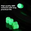4PCS Luminous Valve S Fluorescent Green Blue Night Glowing Car Motorcycle Bicycle Wheel Styling Tyre Hub Luminous Decor