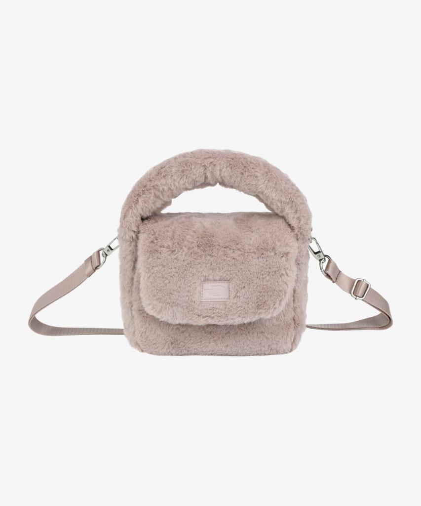 The North Face Nn2Pr71K White Label Bubly Сумка-тоут Мини_Мех Серовато-розовый
