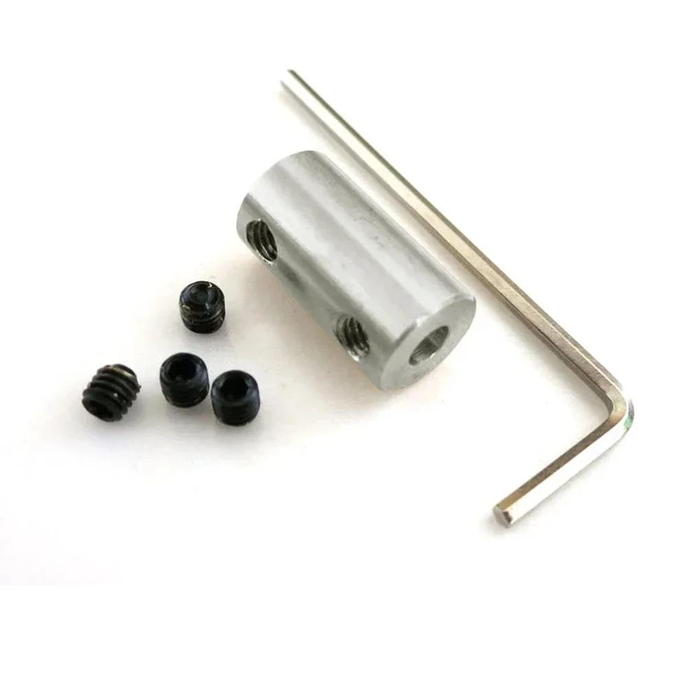 4mm/5mm/6mm/8mm/10mm Steel Motor Shaft Coupling Coupler Transmission Connector Sleeve Adapter For RC Boat Car Airplane