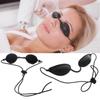 Silicone Laser Protective Eye Mask Adjustable Tanning Goggles Protective Eyepatch Indoor & Outdoor