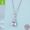 Exquisite Shining Purple Perfume Bottle Diy Pendant Accessories Fashion Premium S925 Sterling Silver Beads