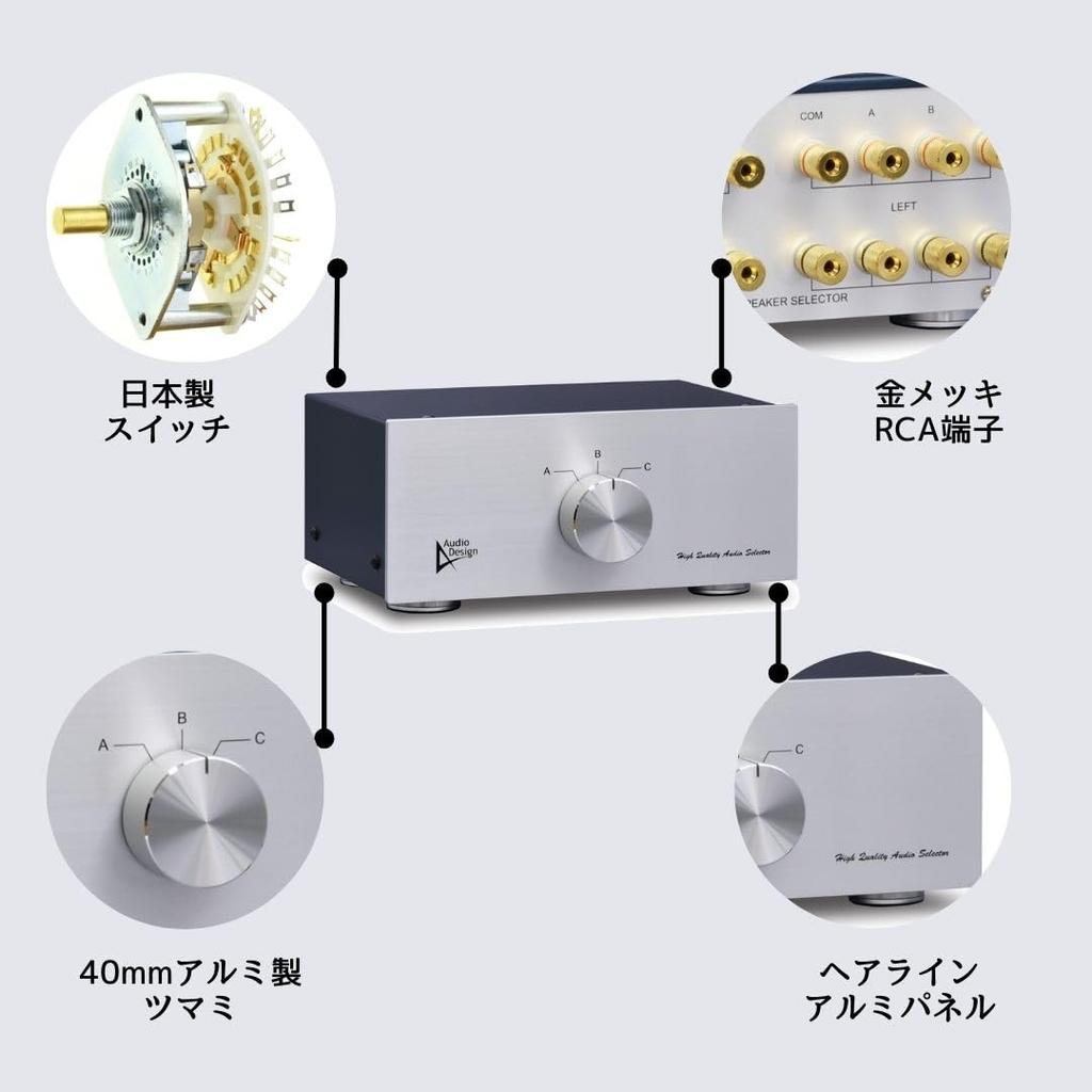 Переключатель акустических систем Audio Design HAS-3S