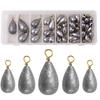 Fishing Weights and Sinkers 54 7 for and Other Fishing Applications Set, Weights, Sizes, 3.5g-28g, Sea, River, Boat,