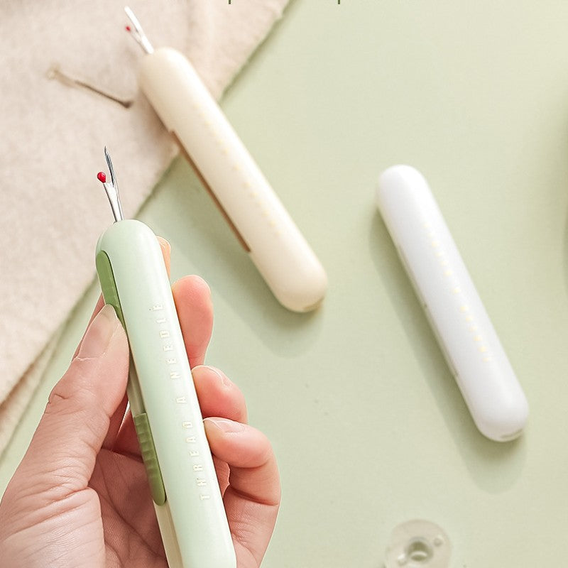 2-в-1 нитевдеватель швейные инструменты, легкий нитевдеватель автоматический нитевдеватель, швейный ниточный съемник распарыватель швов распарыватель стежков