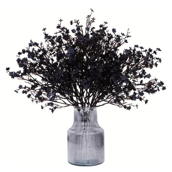 Искусственный Babysbreath 5 вилок Реалистичный искусственный шелковый цветок для дома, офиса, свадьбы, вечеринки, помещения, улицы, искусственный цветок, цветущие растения, украшение