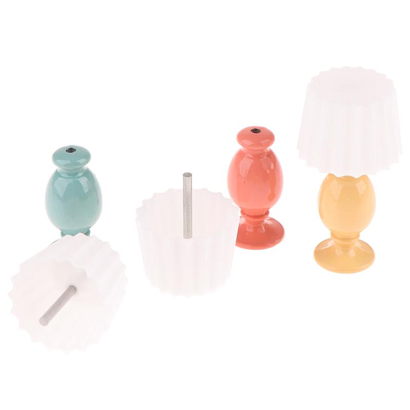 1:12 миниатюрных настольных ламп для кукольного домика, модель для изучения, мебель для кукольного домика, украшение для микросцены, световое украшение, игрушки для ролевых игр