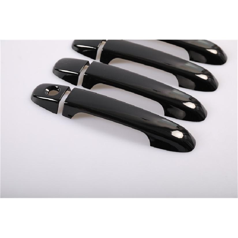 Для Toyota Yaris Vitz XP130 хэтчбек 2012-2017 Глянцевый Черный Хром Автомобильная ручка боковой двери Крышка Накладка Наклейка автомобиля