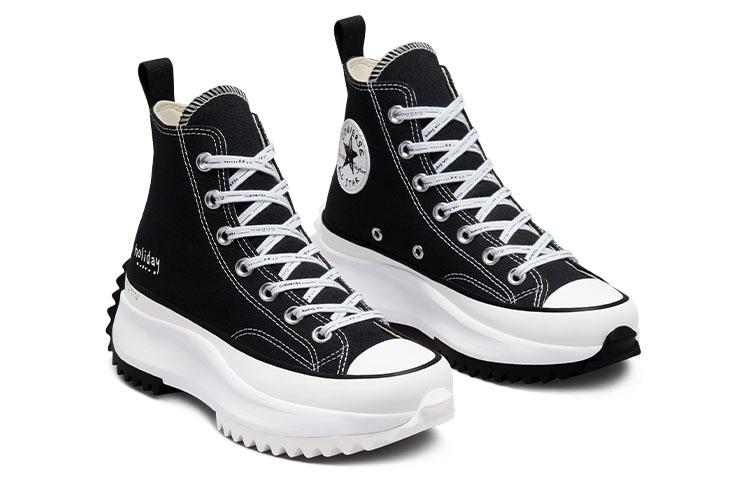 Men's Sneakers Converse Run Star Hike Hi Holiday Black White Black/White
