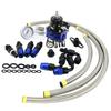 Adjustable Fuel Pressure Regulator Kit AN6 Feed & AN6 Return Line W/ 0-160PSI Gauge Set 3-20/ 20-45/ 45-70 Pressure Springs