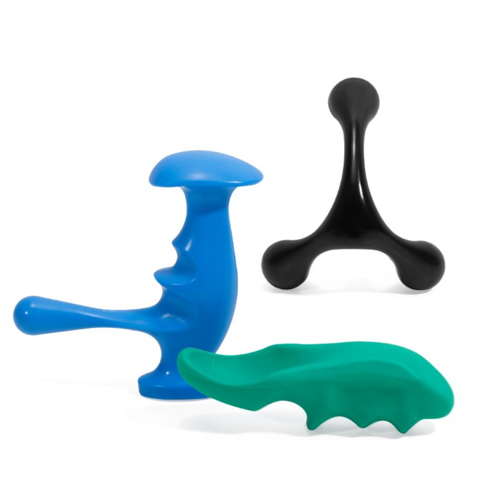 Manual Thumb Saver Massager Relaxation Fatigue Relief T-shaped Massager Thumb Finger Physiotherapy Trigger Point Massager