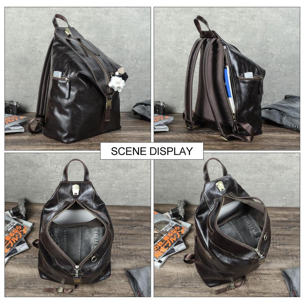 CONTACT'S из натуральной кожи, мужские рюкзаки, сумки с паролем, дизайн, школьные сумки, мужские дорожные рюкзаки для ноутбука 13,3 дюйма