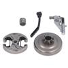 7 Teeth Clutch Drum Oil Pump Kit 17x30mm Gear Iron High Accuracy for Husqvarna 455 460 Chainsaw
