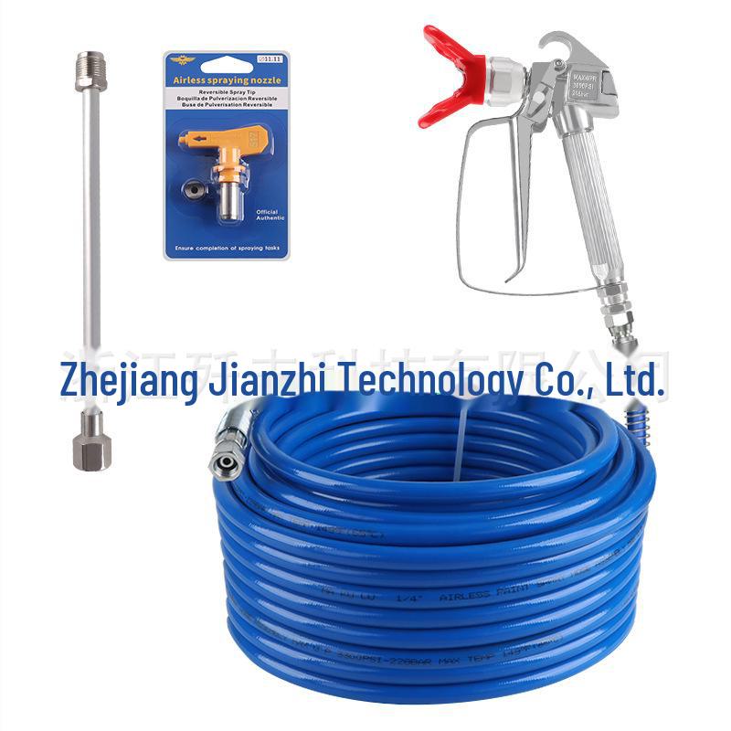 Комплект безвоздушного распылителя высокого давления: Форсунка, седло «утконос», труба, фильтр распылителя, удлинительный стержень.