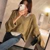 Pullover Sweater Female Early Autumn Diamond Hollow Knitwear Thin Design O Neck Long Sleeve Solid Casual Sweater Top