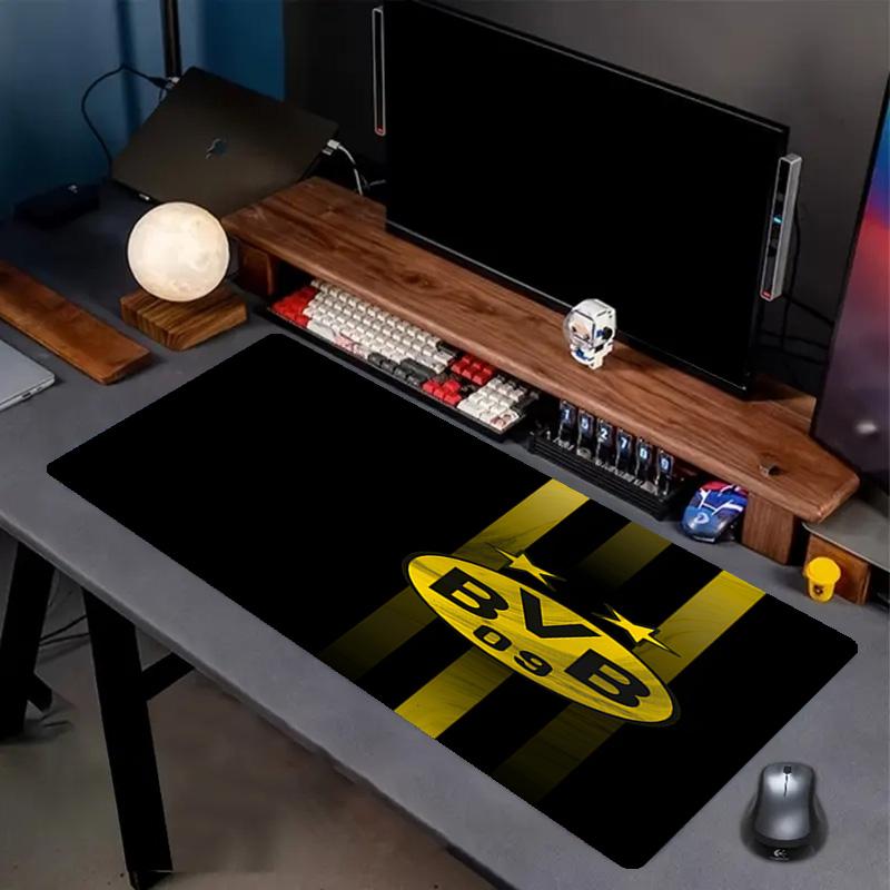 Borussia Dortmund Print Mouse Pad, Anti‑Slip Desktop keyboard Mat, for PC Laptop Gaming Working Daily Use, Cool Festival Surprise Gift