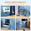 Oatsbasf Tablet Stand Holder Desk Mount Portable Laptop Stand 360° Rotatable Desktop Reading Mount for Laptop iPad Book Tablet