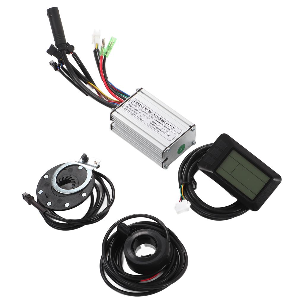 36V48V 250W 15A Bike Brushless Motor Square Wave Controller Kit with LCD7U Panel 130X Thumb