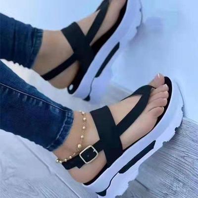 Женские сандалии на платформе. Летние женские сандалии. Женская повседневная обувь.