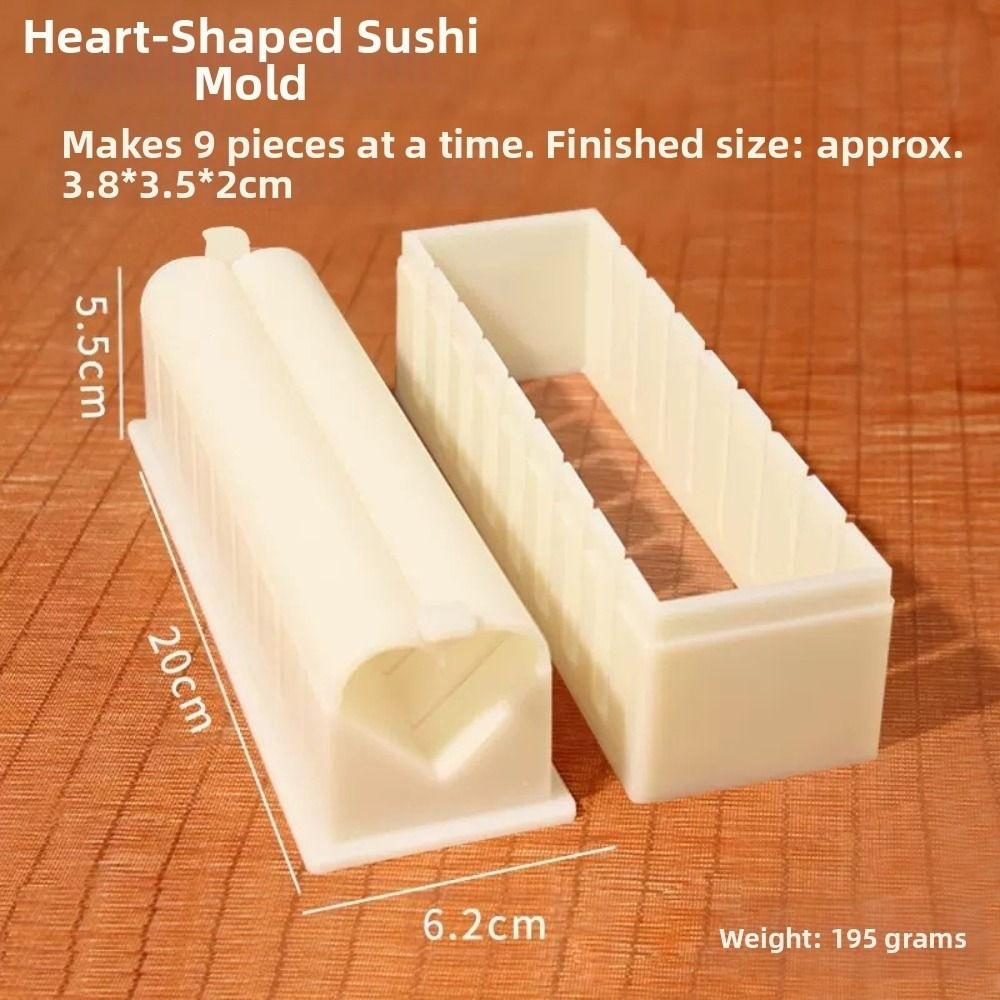 Food Grade Sushi Maker Equipment Reusable Sushi Making Tool Set Sushi Rolls Mold Set  Cooking Tools