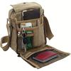 Men's Canvas Messenger Bag Casual Shoulder Bag Multi Pocket Chest Bag Travel Bag