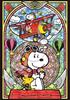 Epoch Jigsaw PEANUTS Clear Snoopy Flying Ace X with Score Ticket 216-Piece Puzzle, Cut, (18.2 25.7 Cm), 55-702,