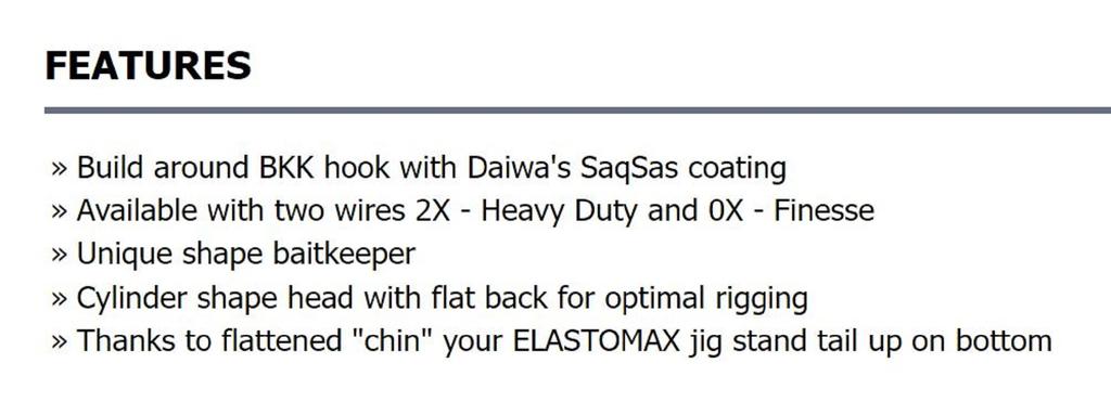 Daiwa Jig Head Bait Junkie 1/6 Oz 5 Per Pack Hook Size 2/0 (3558)