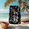 Resident Evil game, Umbrella Corporation, soft beach towel, outdoor camping vacation swimming beach towel, outdoor absorbent bath towel, Q5