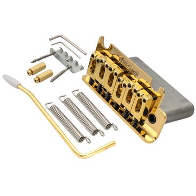 Wilkinson WOV06 Тремоло-бридж для электрогитар Strat с двухточечным креплением и мензурой 10,8 мм, для гитар MIJ/MIK, Золотой