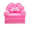 Foldable Kids Sofa Plush Soft Cute Cartoon Children Couch Bed with Armrests for Boys Girls Bedroom